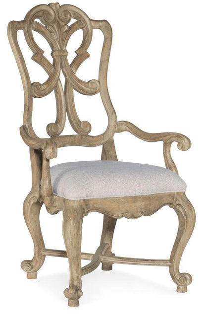 Hooker Furniture - Castella Wood Back Arm Chair - 5878-75401-80 veiw 1