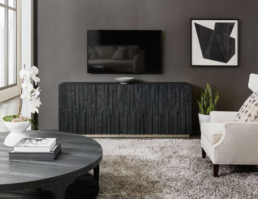 Hooker Furniture - Chapman Shou Sugi Ban Entertainment Console - 6033-55480-99 veiw 4