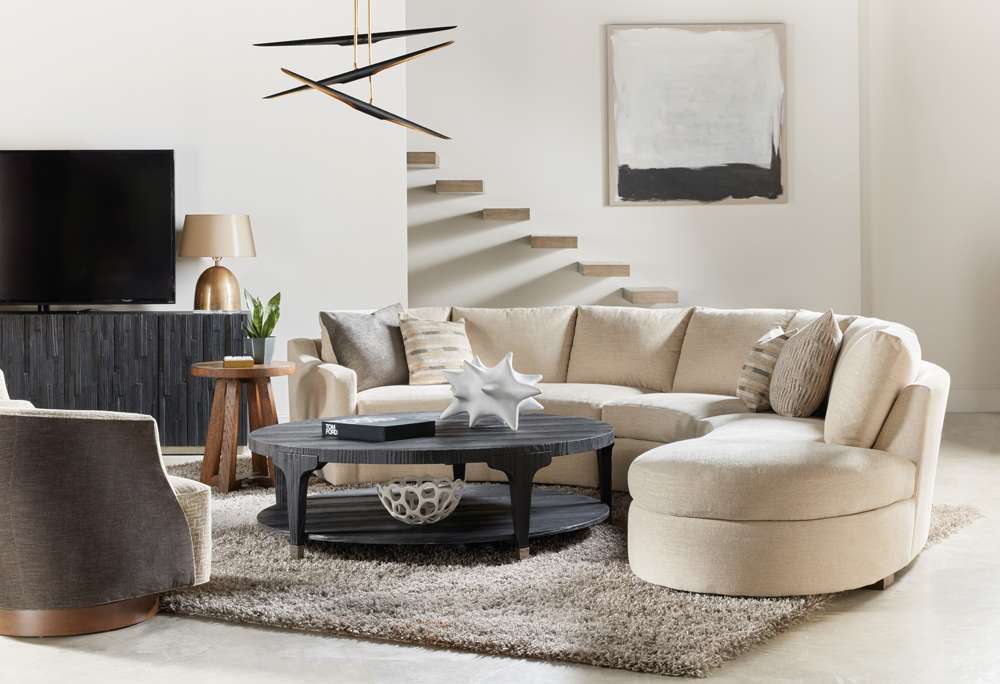 Hooker Furniture - Chapman Shou Sugi Ban Round Cocktail Table - 6033-80111-99 veiw 4