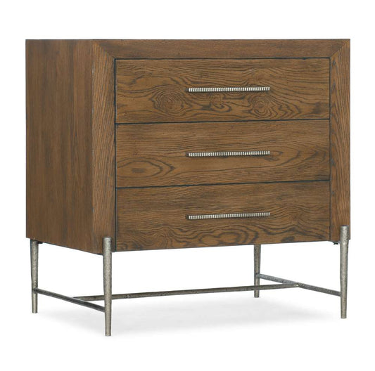Hooker Furniture - Chapman Three-Drawer Nightstand - 6033-90116-85 veiw 1