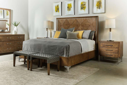 Hooker Furniture - Chapman Three-Drawer Nightstand - 6033-90116-85 veiw 3
