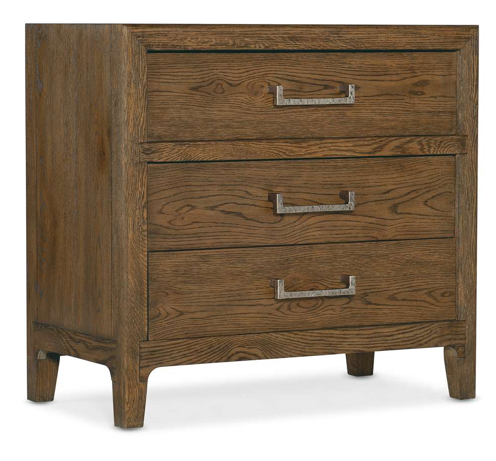 Hooker Furniture - Chapman Three-Drawer Nightstand - 6033-90016-85 veiw 1