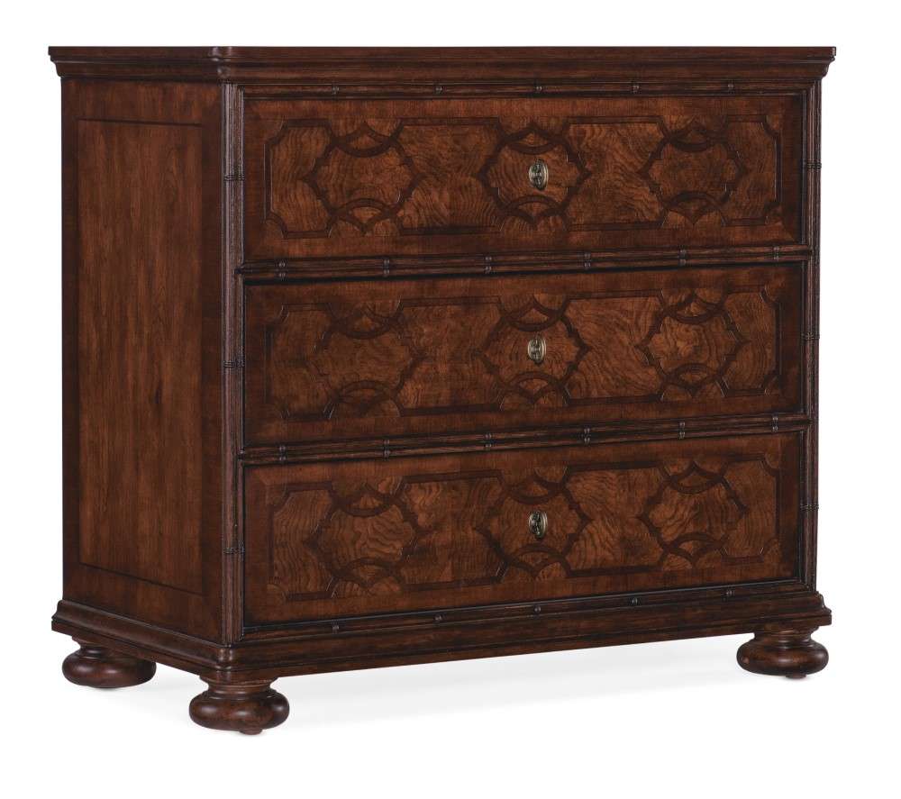 Hooker Furniture - Charleston Three-Drawer Nightstand - 6750-90116-85 veiw 1