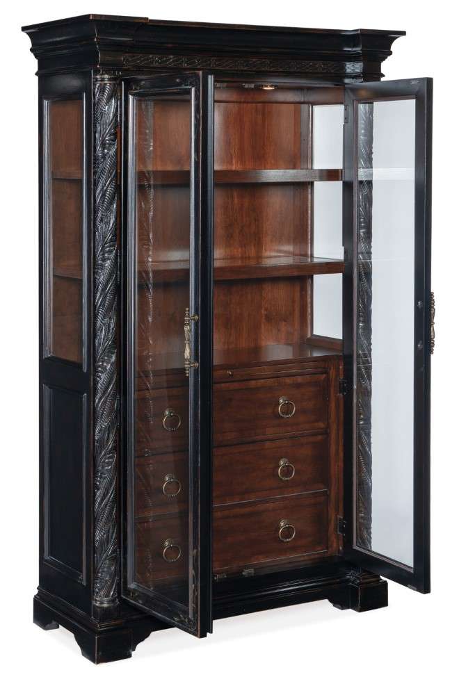 Hooker Furniture - Charleston Display Cabinet - 6750-75906-00 veiw 3