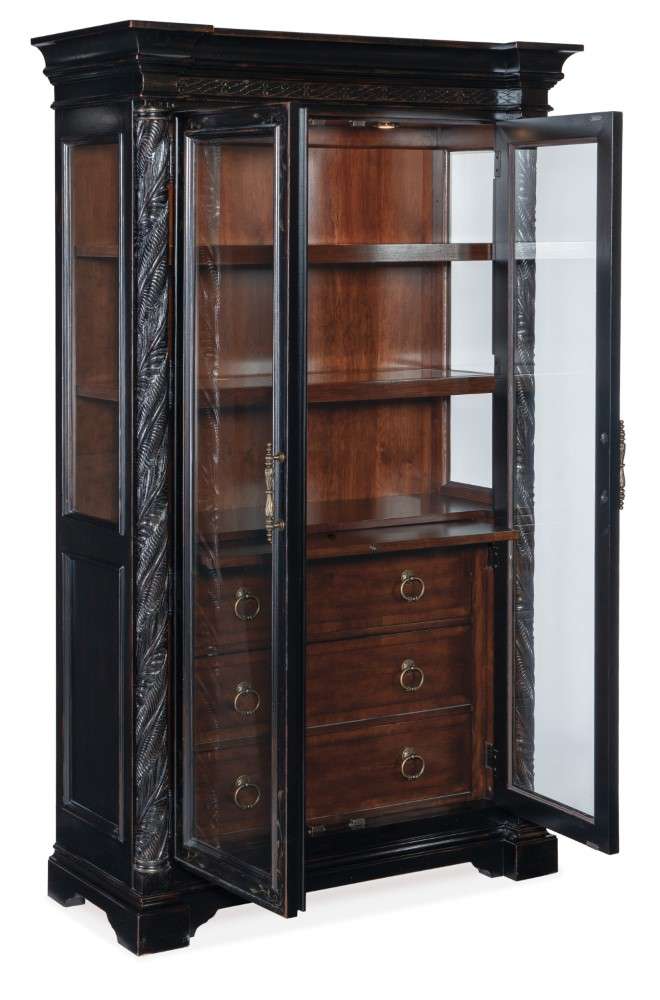 Hooker Furniture - Charleston Display Cabinet - 6750-75906-00 veiw 5