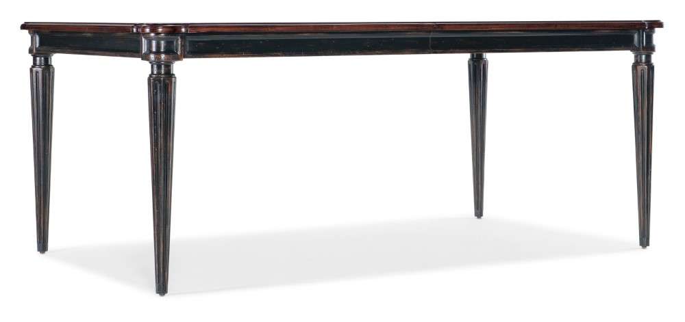 Hooker Furniture - Charleston Rectangle Leg Dining Table w-2-22in leaves - 6750-75200-00 veiw 1