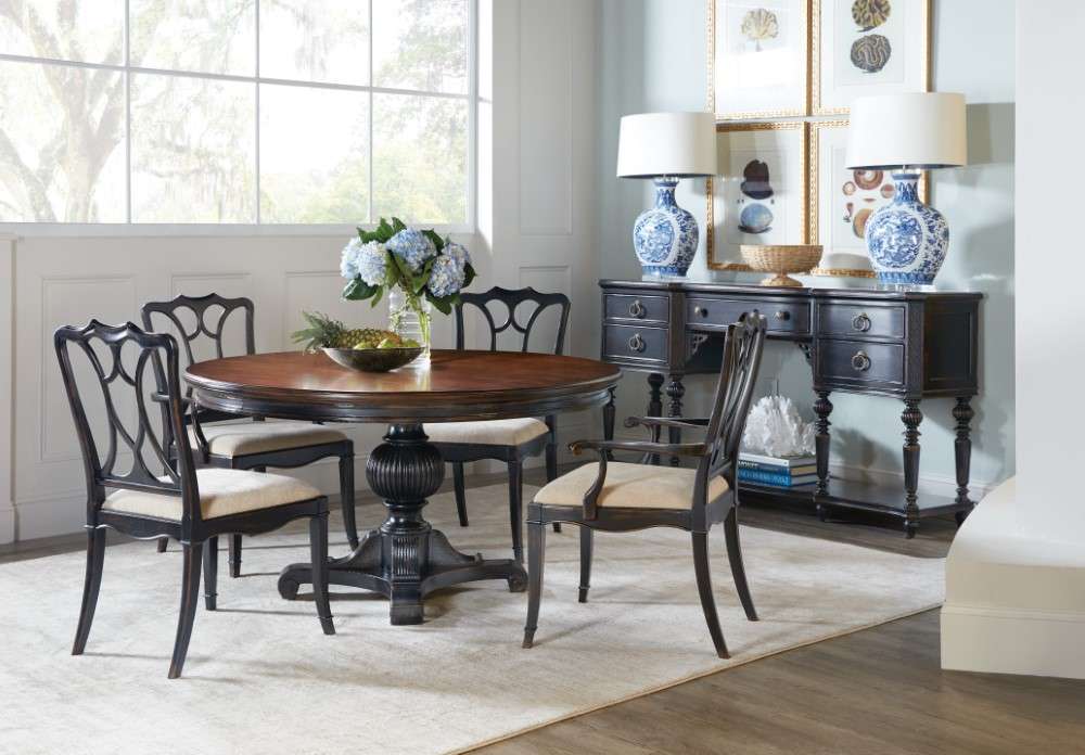 Hooker Furniture - Charleston Round Pedestal Dining Table w/1-20in leaf - 6750-75203-00 veiw 5