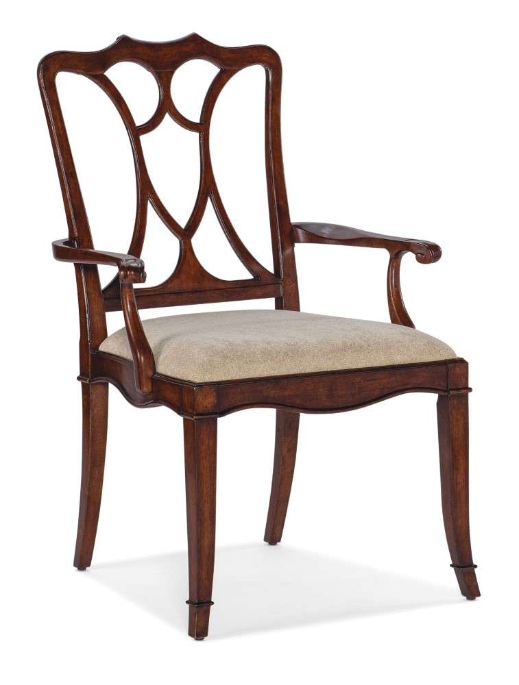 Hooker Furniture - Charleston Upholstered Seat Arm Chair - 6750-75300-85 veiw 1