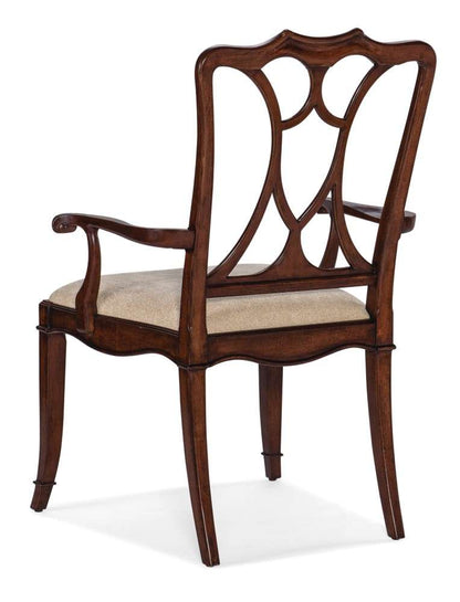 Hooker Furniture - Charleston Upholstered Seat Arm Chair - 6750-75300-85 veiw 2