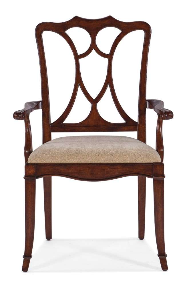 Hooker Furniture - Charleston Upholstered Seat Arm Chair - 6750-75300-85 veiw 3