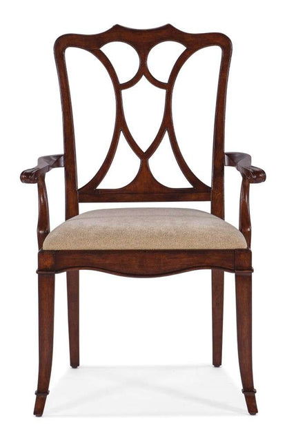 Hooker Furniture - Charleston Upholstered Seat Arm Chair - 6750-75300-85 veiw 3