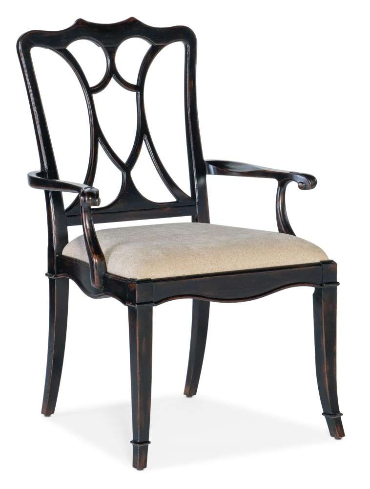 Hooker Furniture - Charleston Upholstered Seat Arm Chair - 6750-75300-97 veiw 1