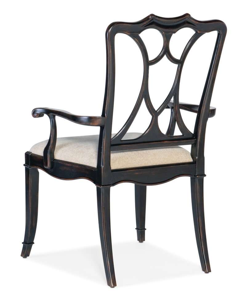 Hooker Furniture - Charleston Upholstered Seat Arm Chair - 6750-75300-97 veiw 2