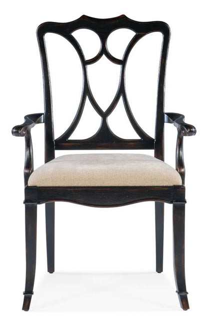 Hooker Furniture - Charleston Upholstered Seat Arm Chair - 6750-75300-97 veiw 3