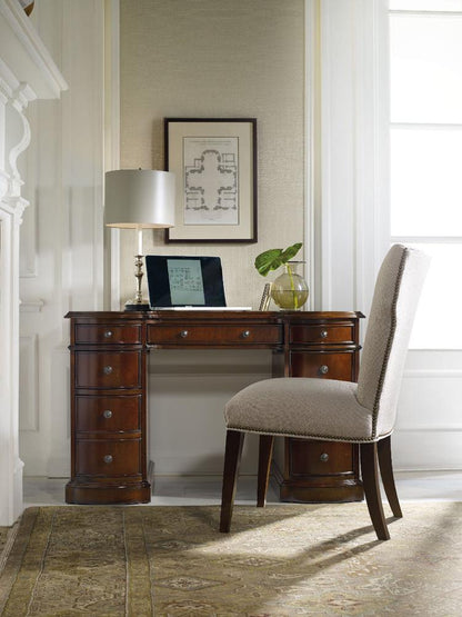 Hooker Furniture - Cherry Knee-Hole Desk-Bow Front - 299-10-301 veiw 2