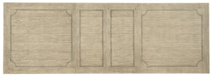 Hooker Furniture - Ciao Bella 84in Trestle Table w/ 2 - 18in Leaves - Flaky White/Black - 5805-75200-80 veiw 6