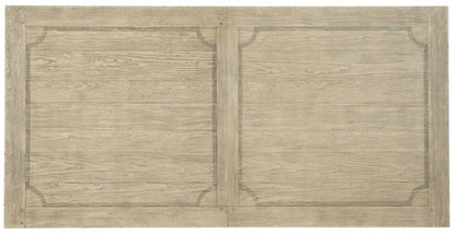 Hooker Furniture - Ciao Bella 84in Trestle Table w/ 2 - 18in Leaves - Flaky White/Black - 5805-75200-80 veiw 8