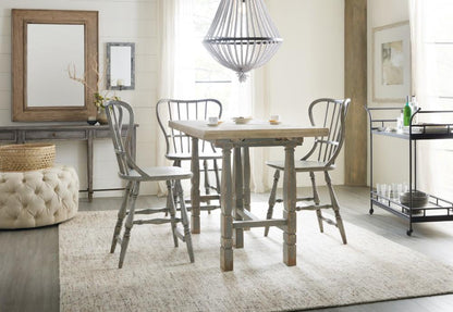 Hooker Furniture - Ciao Bella Friendship Table - Natural/Gray - 5805-75206-85 veiw 3