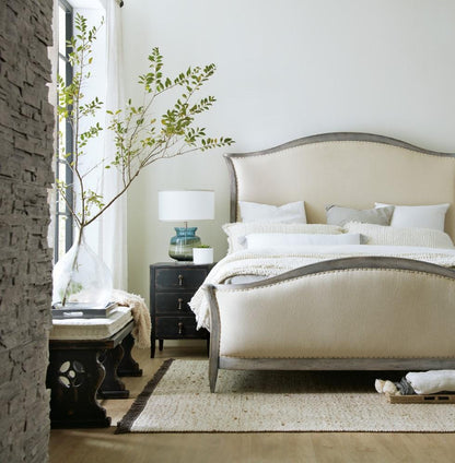 Hooker Furniture - Ciao Bella King Upholstered Bed - Speckled Gray - 5805-90866-96 veiw 3