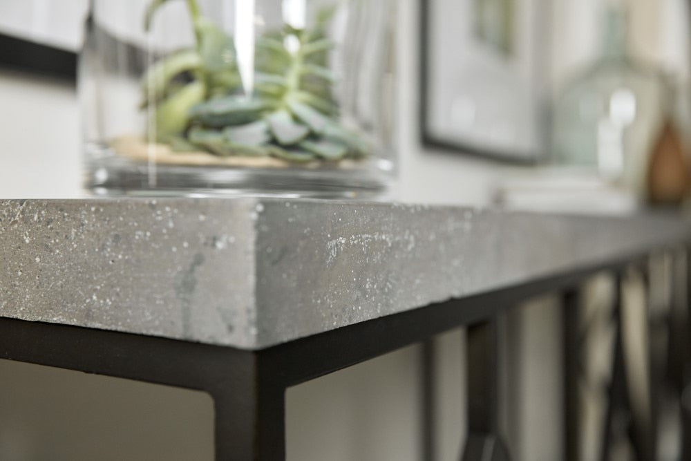 Hooker Furniture - Ciao Bella Metal and Concrete Console Table - 5805-85002-00 veiw 2