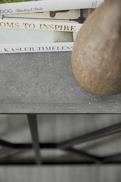 Hooker Furniture - Ciao Bella Metal and Concrete Console Table - 5805-85002-00 veiw 3