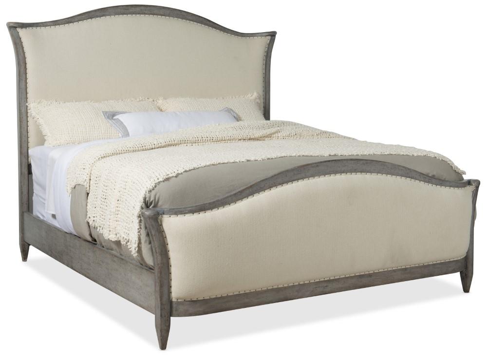 Hooker Furniture - Ciao Bella Queen Upholstered Bed - Speckled Gray - 5805-90850-96 veiw 1