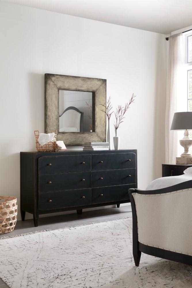 Hooker Furniture - Ciao Bella Six - Drawer Dresser - Black - 5805-90002-99 veiw 2