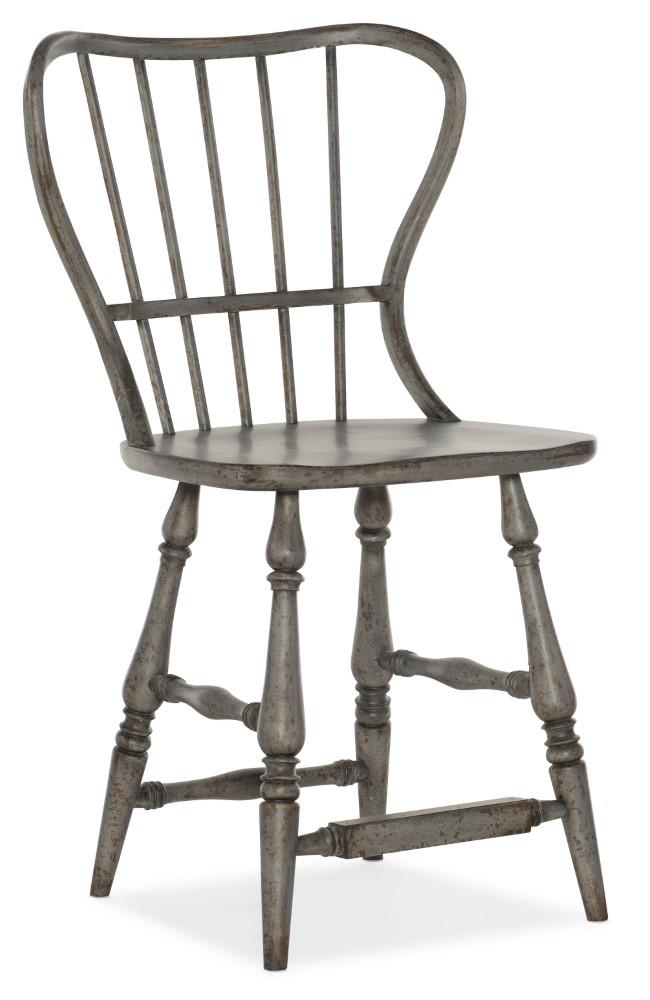 Hooker Furniture - Ciao Bella Spindle Back Counter Stool - Speckled Gray - 5805-75351-96 veiw 1