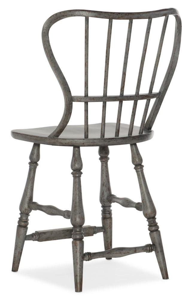 Hooker Furniture - Ciao Bella Spindle Back Counter Stool - Speckled Gray - 5805-75351-96 veiw 2