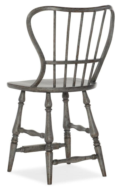 Hooker Furniture - Ciao Bella Spindle Back Counter Stool - Speckled Gray - 5805-75351-96 veiw 2