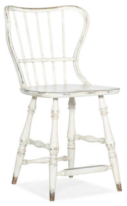 Hooker Furniture - Ciao Bella Spindle Back Counter Stool - White - 5805-75351-02 veiw 1