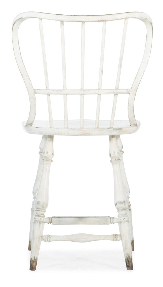 Hooker Furniture - Ciao Bella Spindle Back Counter Stool - White - 5805-75351-02 veiw 2