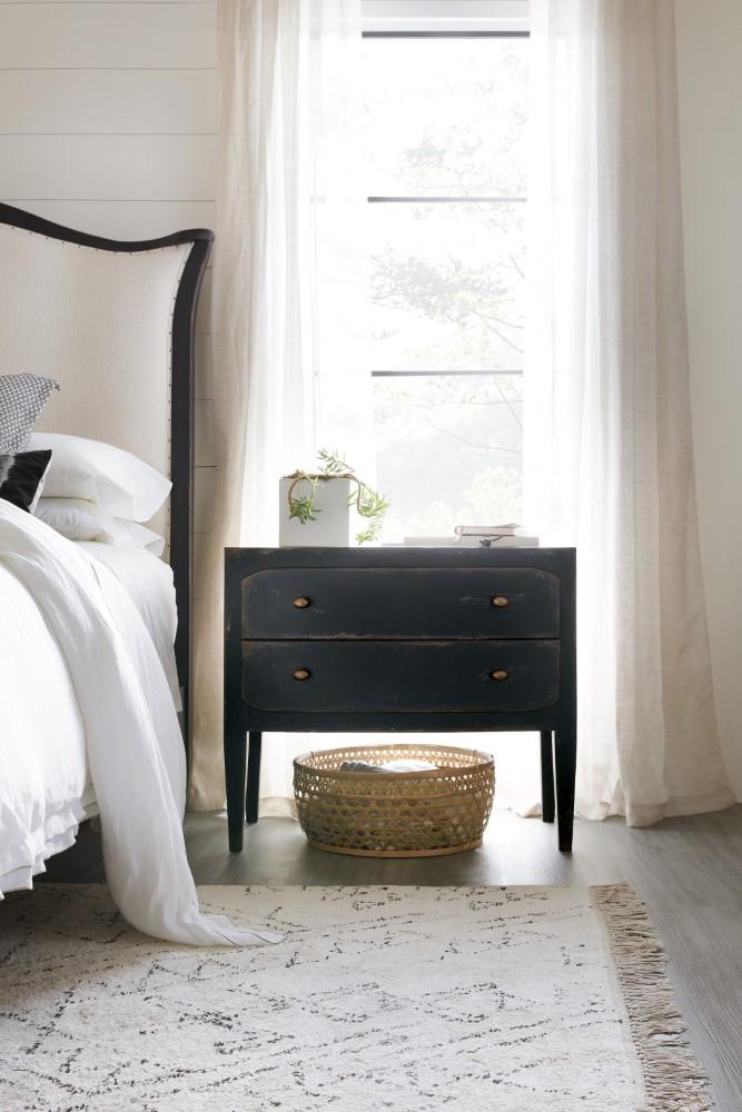 Hooker Furniture - Ciao Bella Two - Drawer Nightstand - Black - 5805-90016-99 veiw 5