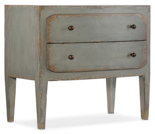 Hooker Furniture - Ciao Bella Two - Drawer Nightstand - Speckled Gray - 5805-90016-95 veiw 1