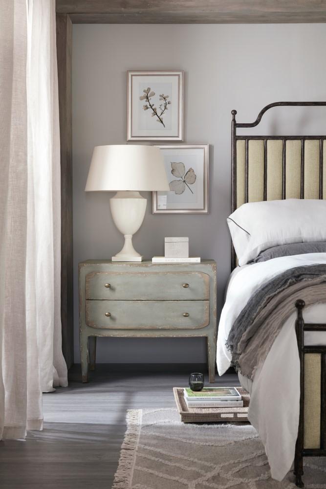 Hooker Furniture - Ciao Bella Two - Drawer Nightstand - Speckled Gray - 5805-90016-95 veiw 3