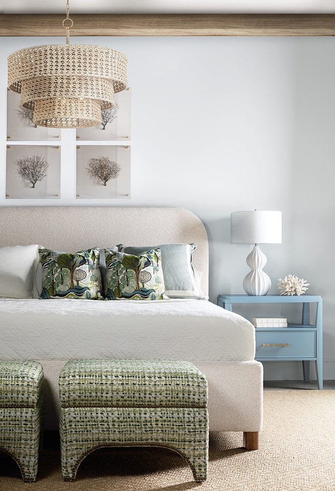 Hooker Furniture - Commerce and Market Bridget California King Upholstered Bed - Beige - 7228-90860-001-05 view 5