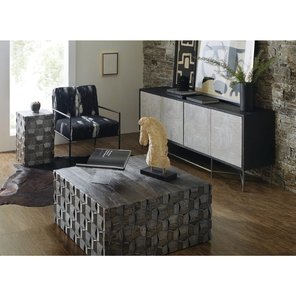 Hooker Furniture - Commerce & Market Chiseling Cocktail Table - 7228-80151-99 view 4