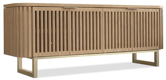 Hooker Furniture - Commerce and Market Easton Entertainment Console in Light Wood - 7228-55050-82 veiw 1