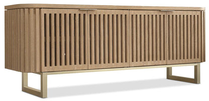 Hooker Furniture - Commerce and Market Easton Entertainment Console in Light Wood - 7228-55050-82 veiw 2