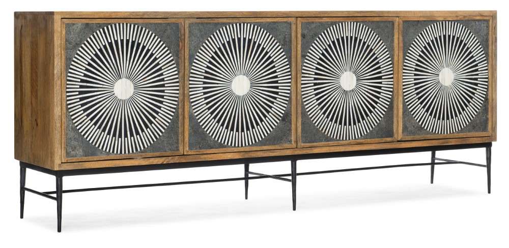 Hooker Furniture - Commerce & Market Giovanni Entertainment Console - 7228-55011-85 veiw 1