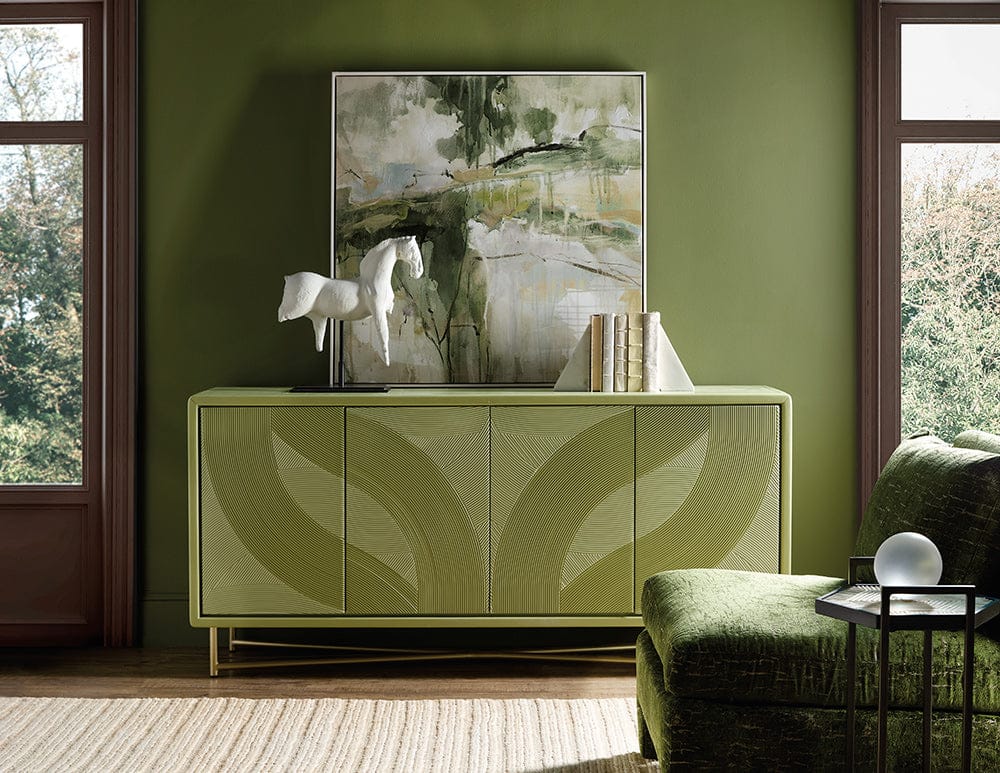 Hooker Furniture - Commerce and Market Into the Woods Credenza - Greens - 7228-85140-35 view 6