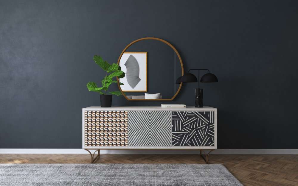 Hooker Furniture - Commerce & Market Jaiden Three Door Credenza - 7228-55010-02 veiw 4