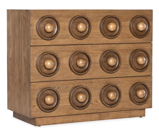 Hooker Furniture - Commerce and Market Knobby 3-Drawer Accent Chest - 7228-50736-85 veiw 1