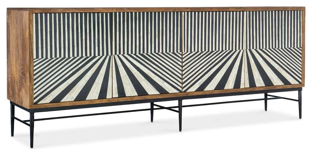 Hooker Furniture - Commerce & Market Linear Perspective Credenza - 7228-85080-85 veiw 1