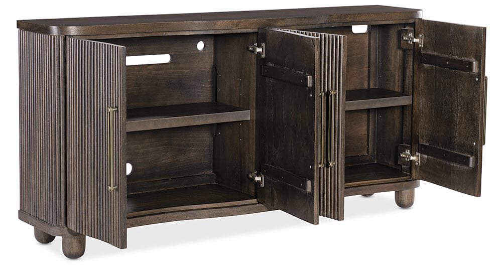 Hooker Furniture - Commerce and Market Reese Entertainment Credenza - Dark Wood - 7228-55051-89 view 3