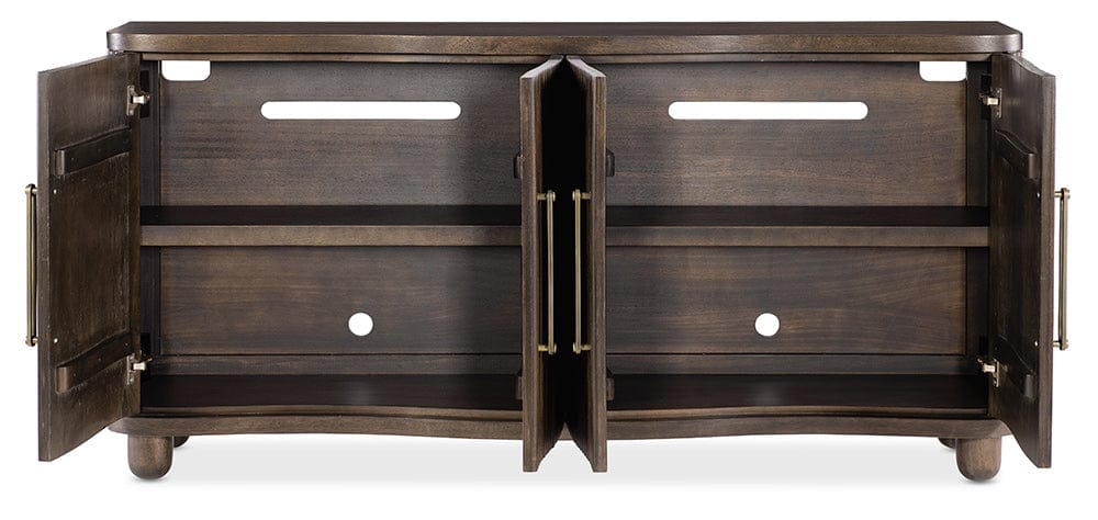Hooker Furniture - Commerce and Market Reese Entertainment Credenza - Dark Wood - 7228-55051-89 view 4