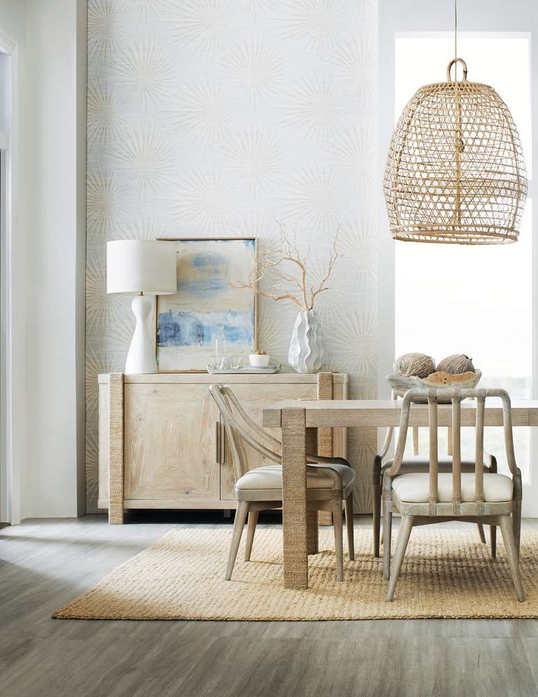 Hooker Furniture - Commerce & Market Seaside Rectangle Dining Table w/1-22in Leaf - 7228-75007-80 veiw 4