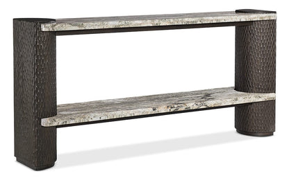 Hooker Furniture - Commerce and Market Slab-Tastic Console Table - Dark Wood - 7228-85143-00 view 1