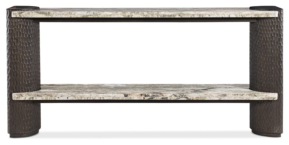 Hooker Furniture - Commerce and Market Slab-Tastic Console Table - Dark Wood - 7228-85143-00 view 3