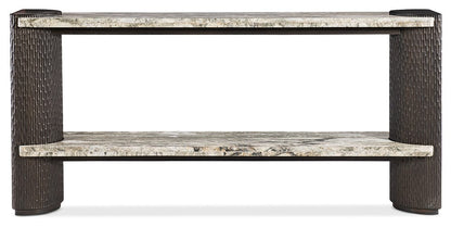 Hooker Furniture - Commerce and Market Slab-Tastic Console Table - Dark Wood - 7228-85143-00 view 3